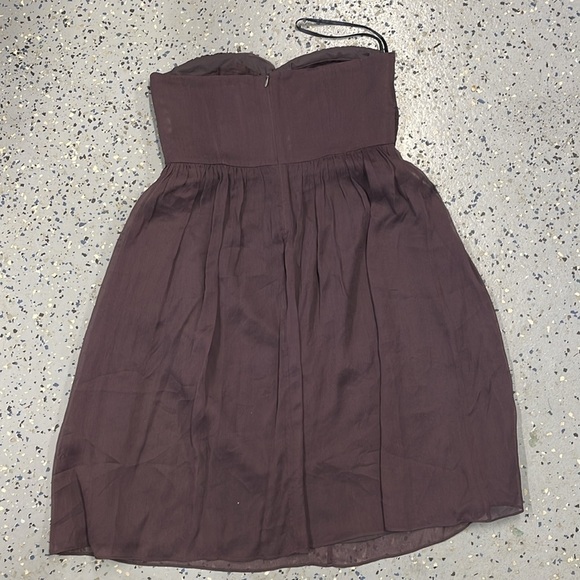 NWT J. Crew Taryn 100% Silk Chiffon Mini Dress Size 4 - Picture 7 of 8